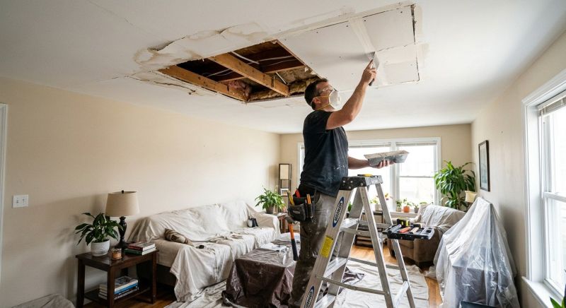 Bedroom Ceiling Repair in Wilmington, NC