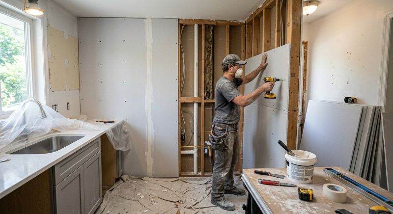 House Drywall Installation in Olathe, KS