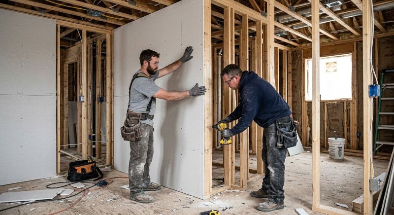 House Drywall Installation in Overland Park, KS