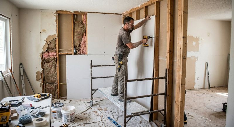House Drywall Installation in Kansas City, MO
