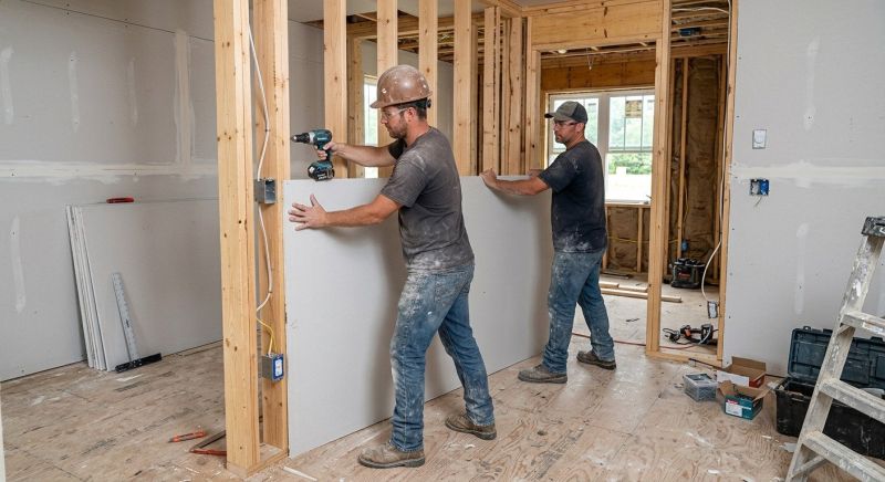 Kitchen Drywall Installation in Wilmington, NC
